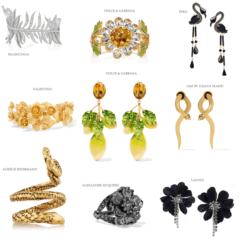 Joyas y bisutería inspiradas en la naturaleza - Piezas de diseñadores famosos