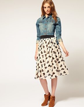 Faldas midi de Asos.com