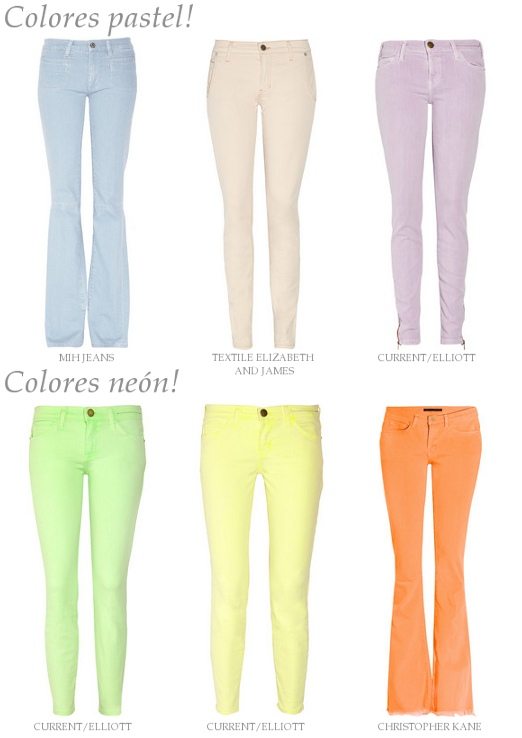 Tendencias en Jeans: Colores Pastel