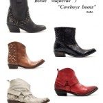 Ejemplos de botas vaqueras marca Zara
