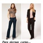 Imagen de pantalones para piernas cortas.