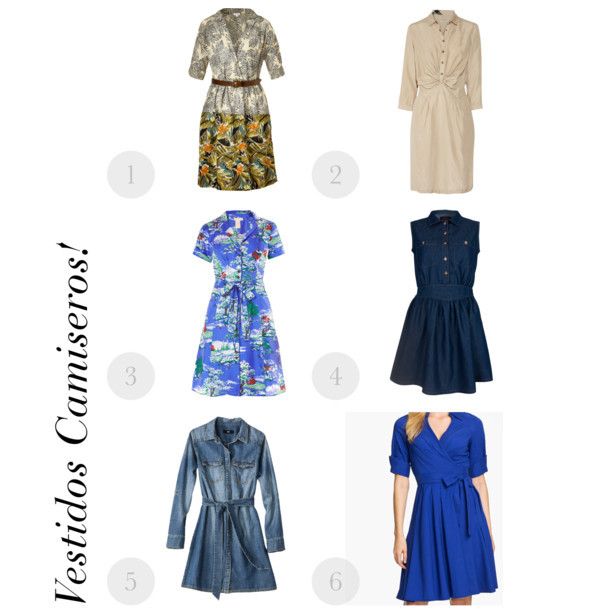 Vestidos camiseros recomendados según tipo de cuerpo