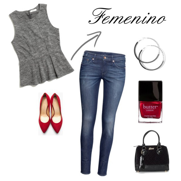 looks femeninos con cabello corto, usando jeans