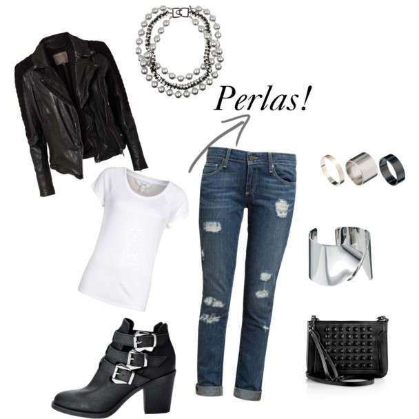 Perlas en joyería o bisutería como parte del look