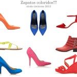 Zapatos coloridos de diferentes marcas y colores