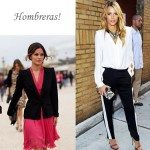 Rachel Bilson y Blake Lively usando hombreras