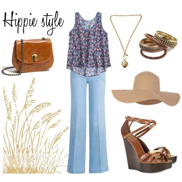 jeans de pierna ancha - look de día