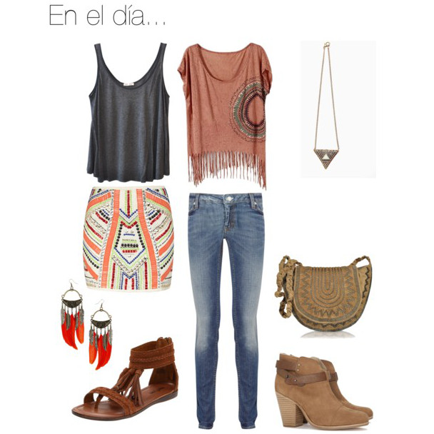 looks de moda tribal para el día