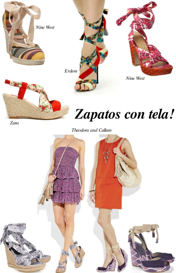 láser embrague Ensangrentado Zapatos de tela, una tendencia perfecta para el verano