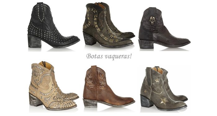 botas vaqueras cortas