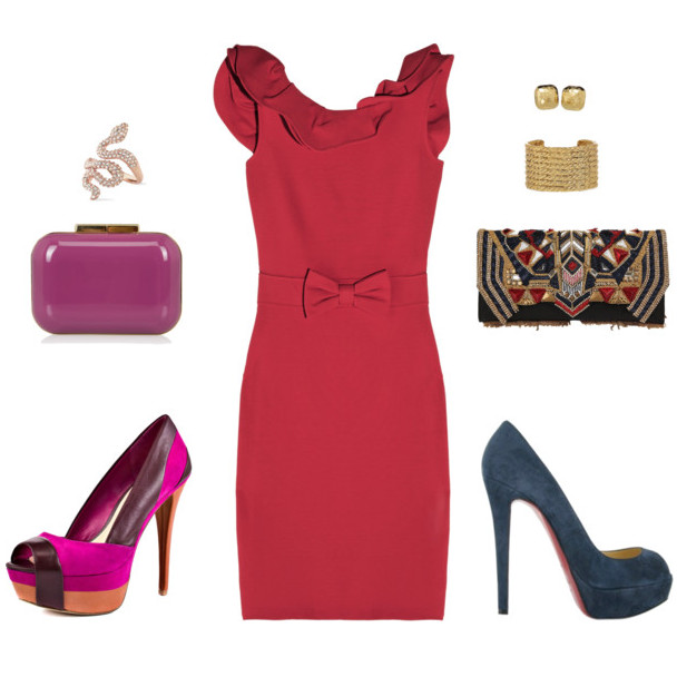 combinar un rojo - Ideas de looks con diferentes zapatos